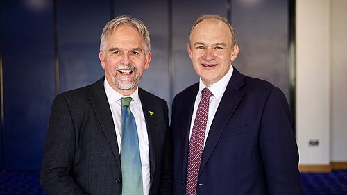 David Nicholl and Ed Davey