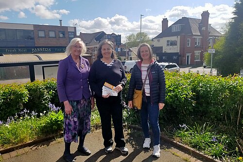 PCC Candidate Sarah Murray with campaigners