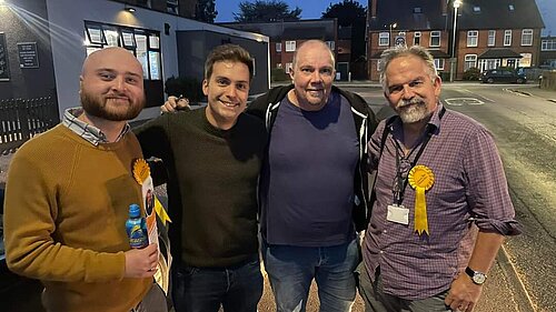 Councillors Evans, Hunter, Clarke and Nicholl