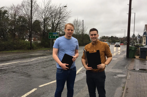 Rob and Josh road